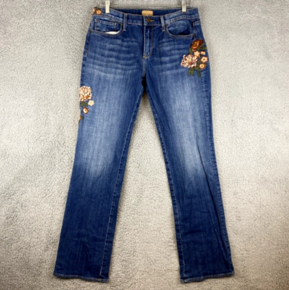 Driftwood Kelly Jeans Womens 30X33 Embroidered Floral